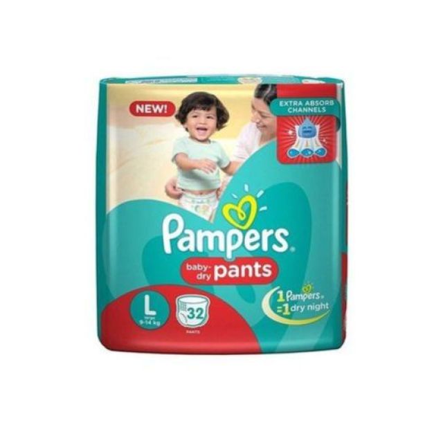 Pampers All Round Protection Diaper Pants For Baby, Large (L) 6 Count Pack