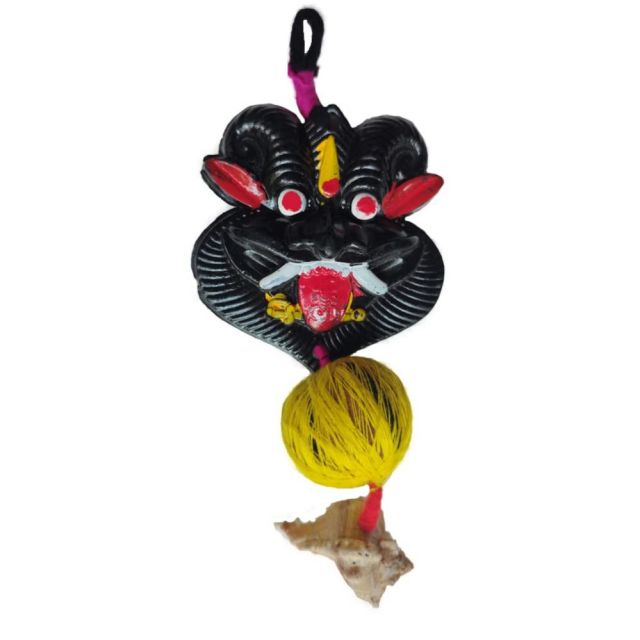 Plastic Dhrishti Bommai, Nazar battu for Home Entrance Evil Eye Protection Pack of 1