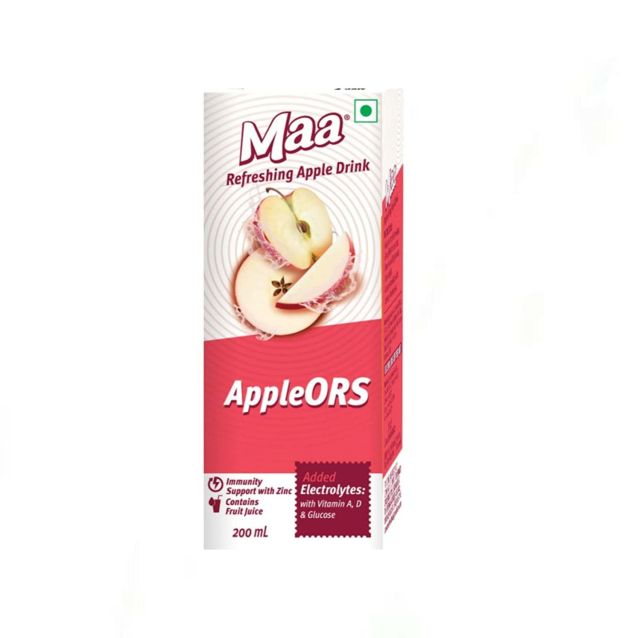 Maa refreshing Apple drink Orange ORS Pack of 2nos with added Electrolytes