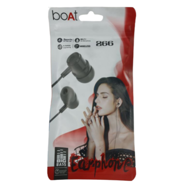 BoAt 266 Wired Headphones