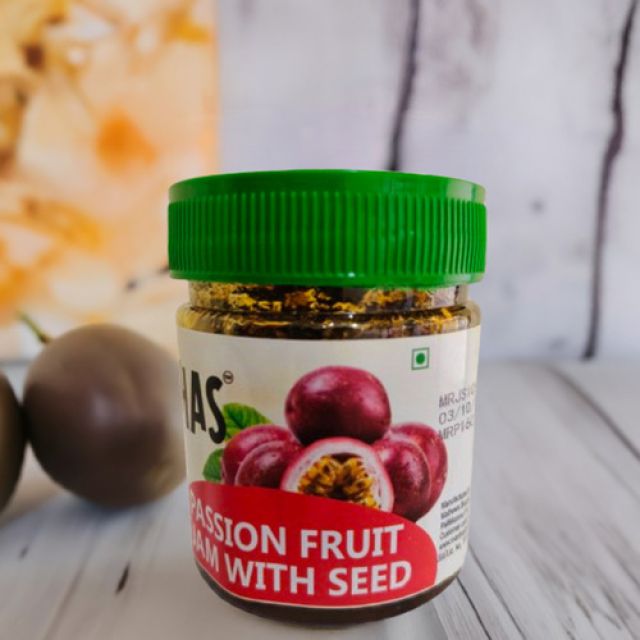 Marthas passion fruit jam with seed