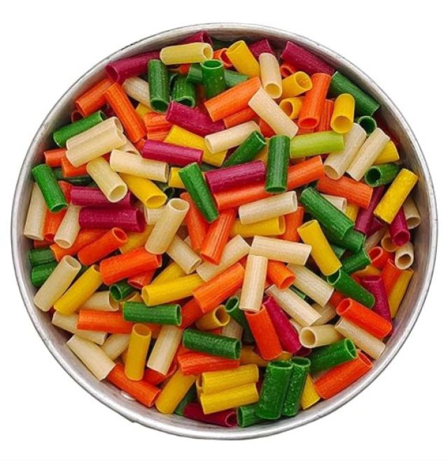 Colourful Fingers Fryums Pack, Colourful Pipe fryums, Ready to Fry Papad Snacks, Finger fryums (200gm Pack)