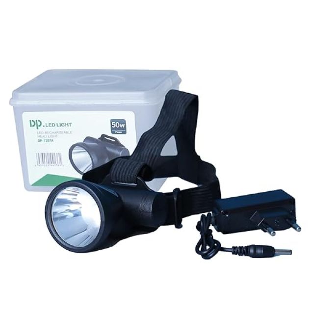 DP 7237A REACHARGEABLE LED Head Light 50W