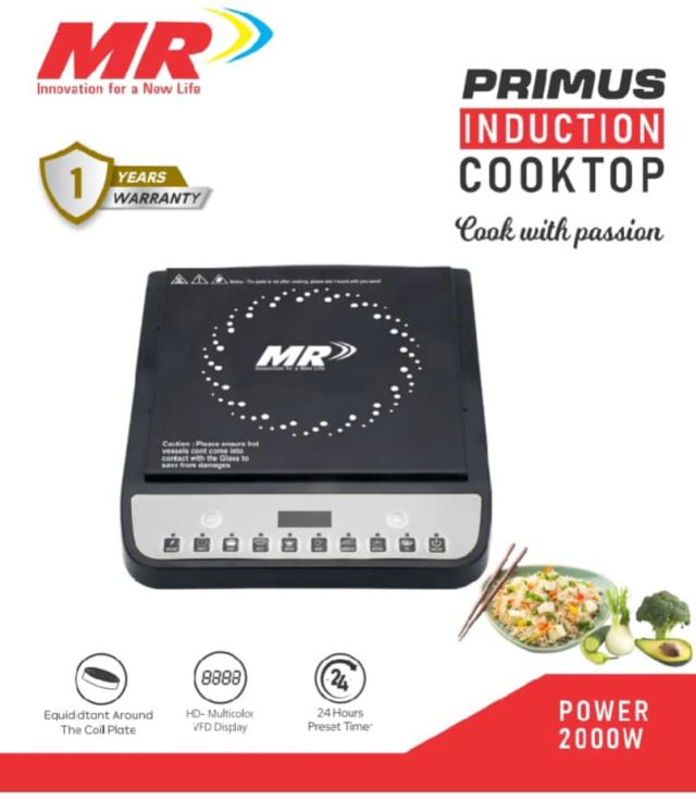MR Induction cooktop 2000Watt