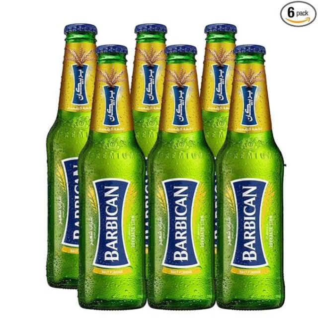 Barbican Non-Alcoholic Malt Drink Beer Bottle || Refreshing Malt Flavour with Taste of Malt (330 ml, Pack of 6)