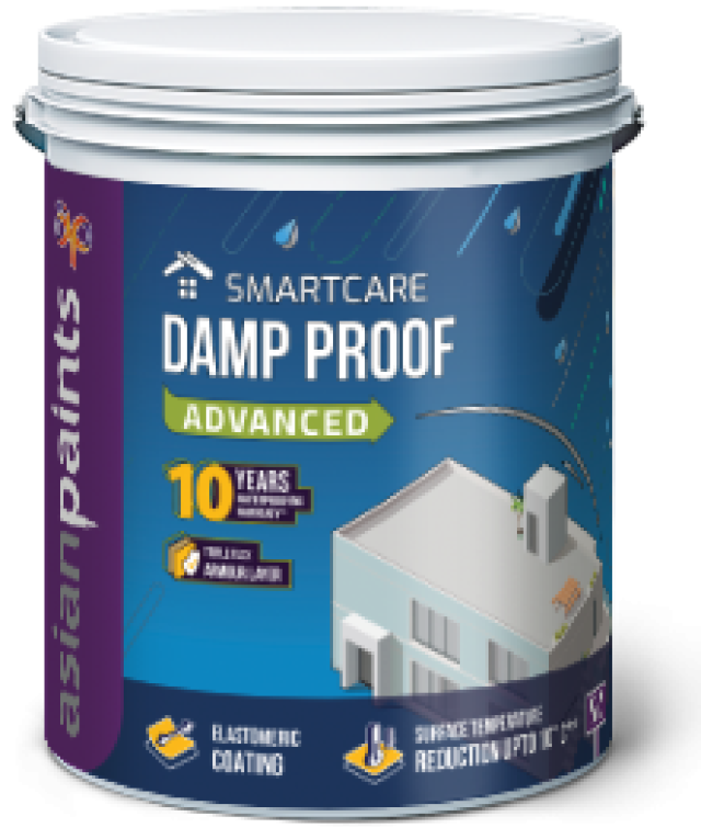 SmartCare Damp Proof Advanced Floor Coating Paint, 1 Litre, White